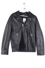 Veste en cuir noire The