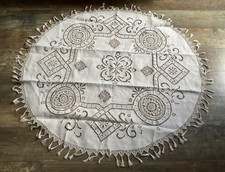 ANCIENNE NAPPE BRODERIE