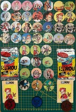 ⚡ LOT DE 40 POGS SPIROU