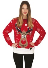 Pull de NOEL rouge femme