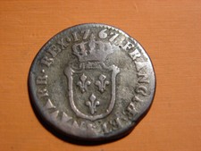 LOUIS XV.. 1/2 SOLS à L'ECU de FRANCE. 1767.&. AIX en PROVENCE.