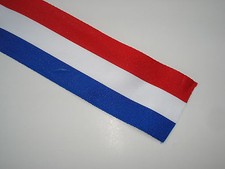 Ruban tricolore BLEU BLANC