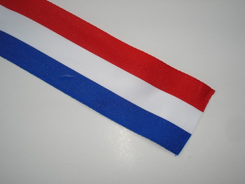 Ruban tricolore bleu blanc - ruban,