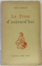 La Prose d'aujourd'hui |
