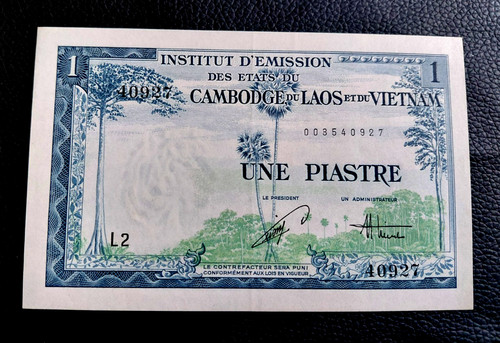 Indochine piastre 1954 - piastre,