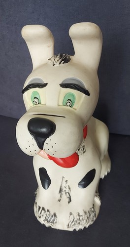 Ancien jouet chien roulettes - chien,