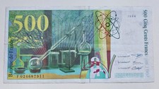 500 FRANCS 1994 Pierre Et Marie CURIE BILLET FRANCE
