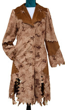 manteau original faux daim velours ras suedine   taille 2