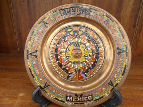 Assiette murale cuivre - a,