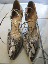 ESCARPINS très féminins neufs SAN MARINA taille 39 TALON 9 CM lanieres cuir