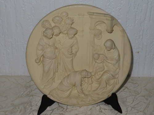 Assiette noël alabastre - assiette,