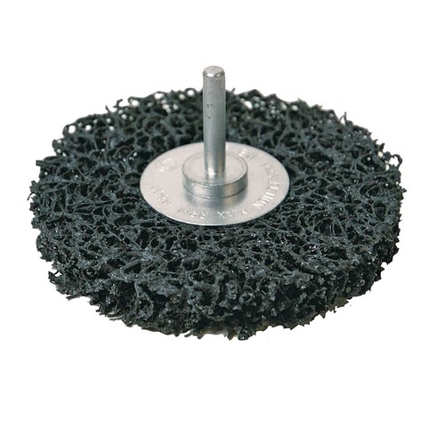 Roue decapage sur - de, tige