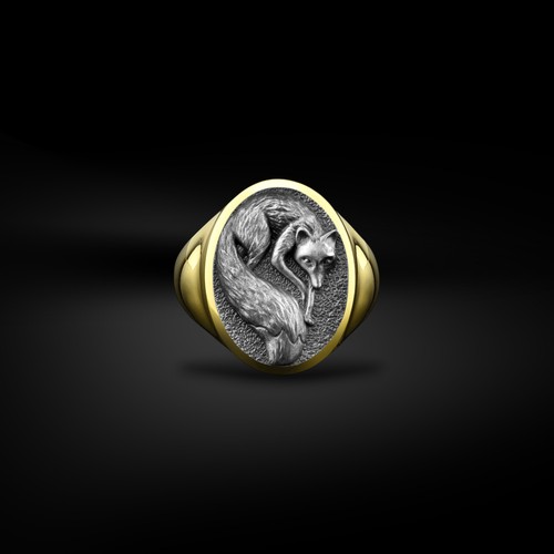 Bague pour hommes argent - pour, en