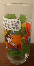 Camp Snoopy McDonalds glass