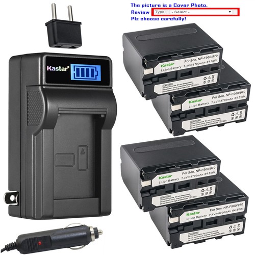 Kastar battery lcd charger - battery,