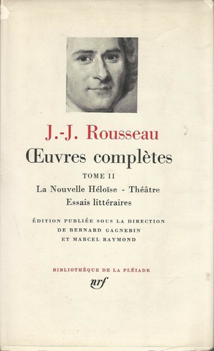 Rousseau œuvres - j.-j.,