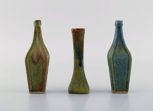 Trois vases miniatures - , belges