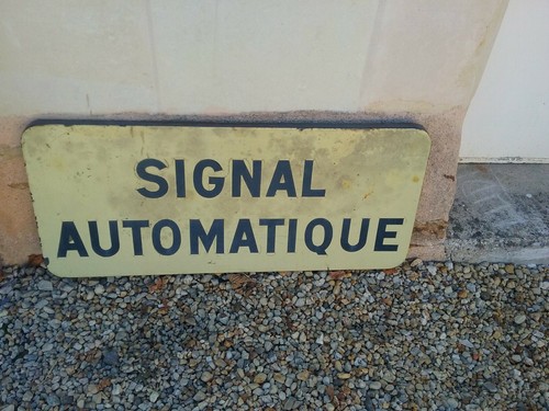 Ancienne plaque emaillee - ancienne,