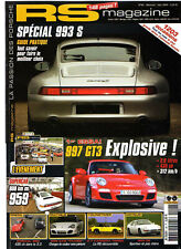 RS MAGAZINE 96 PORSCHE 993 CARRERA S 996 TURBO 968 CS CLUBSPORT 959 996 C4S CABR