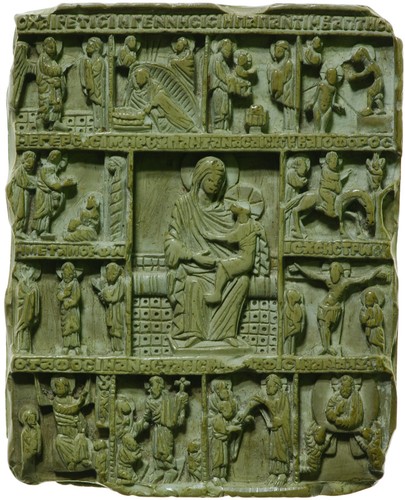 Icône byzantine stéatite - -,