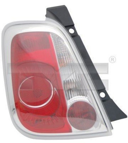 Tyc rear light - grey, for