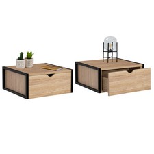Lot de 2 tables de chevet
