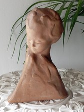 BUSTE EN TERRE CUITE signée Amadeo GENNARELLI 1881-1943