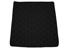Matelassé Cuir artificiel NOIR Tapis coffre pour Jaguar XF II X260 Sportbrake br