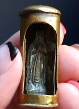 F13401 curiosité ancienne douille balle poinçon ND de Lourdes Marie ésotérisme 