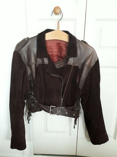 Blouson cuir véritable - cuir,