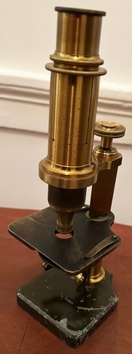 Microscope ancien laiton - en,