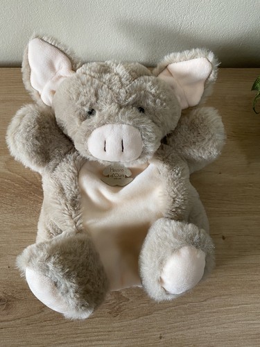 Doudou marionnette cochon - doudou,