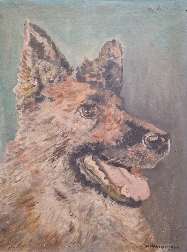 Tableau peinture chien - tableau,