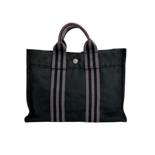 Sac fourre tout hermes toile - hermes,