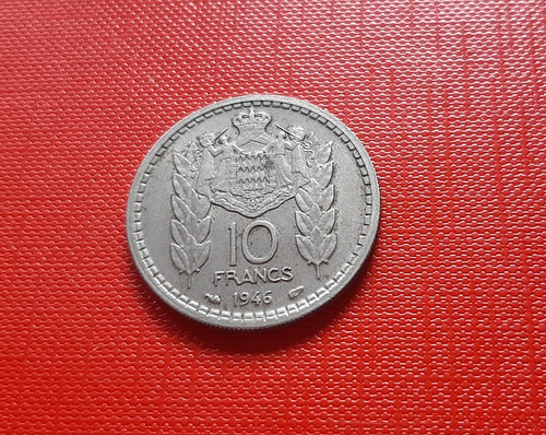 Monaco pièce 10 francs - ,, ,