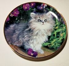 Assiette Porcelaine Fine Édition Limitée Purrfection ! By Nancy Matthews