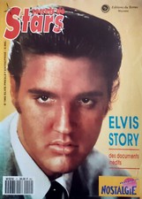 MAGAZINE HOMMAGE  ELVIS PRESLEY- ELVIS STORY-SECRETS DE STARS- FRANCE-1992
