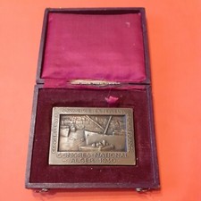 MEDAILLE EN BRONZE - CONGRES NATIONAL ALGER 1930+ boite