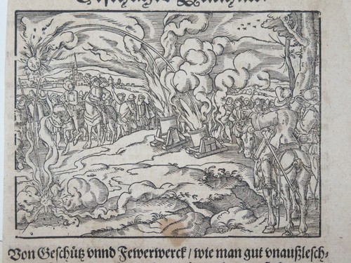 Allemande xvi gravure - ec.,