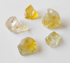 Lot de 5 Citrine naturelles