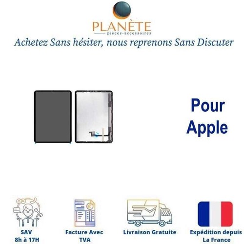 Ecran lcd complet - complet, noir