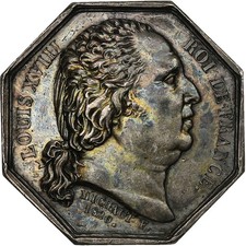 France, Jeton, Louis XVIII