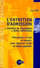 L'Entretien d'admission en institut de formation en soins infirmiers: 