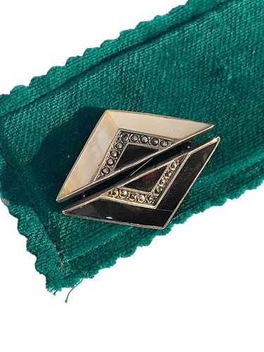Paire broches art déco - de,