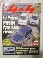 4X4 MAGAZINE N° 217 /Pajero pinin/Pajero TD/KIA Sportage/Frontera sport