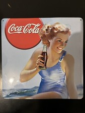 2 Plaque métallique Publicitaire, Coca-Cola Et Viandox