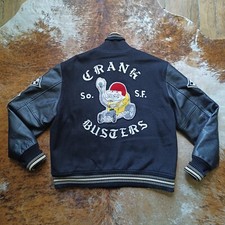 Dakota Motors Racing Team Mopar Crank Busters Blouson Teddy Varsity Jacket 3XL