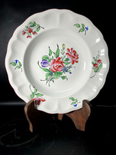 Faïence de Lunéville Modèle REVERBERE  Assiette Creuse ( Motif rose )