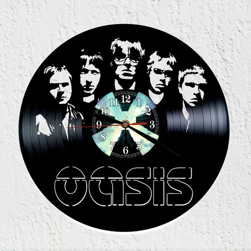 Horloge murale disque - , vinyle