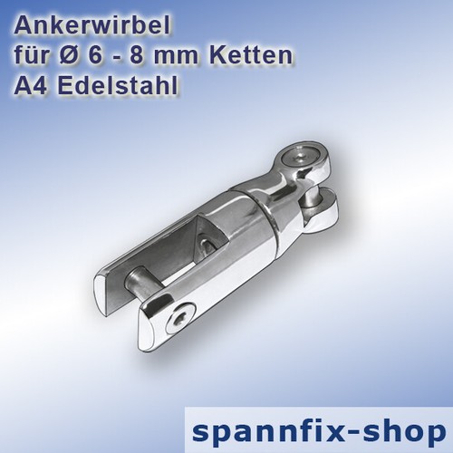 Inox émerillon ancre - inox,